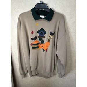 Vintage Family Affair Fall Themed Sweatshirt XL EUC